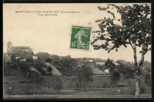 AK Montigny-les-Cherlieu /Haute-Saône, Vue générale