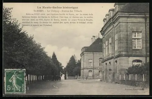 AK St-Remy, Le Château, Avenue des Tilleuls