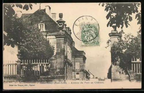 AK Saint-Rémy /Haute-Saône, Avenue du Parc au Château