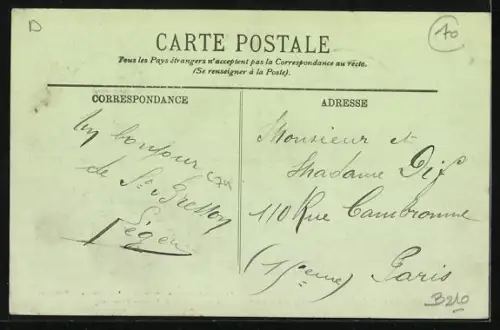 AK Saint-Bresson /Haute-Saône, Commune du Canton de Faucogney avec vue sur l`église et le village