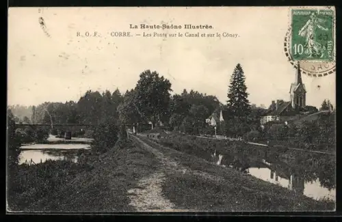 AK Corre, Les Ponts sur le Canal et sur le Côney