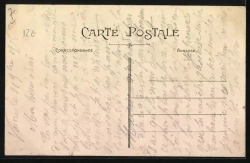 AK Vaivre, Rue haute avec le Camp de César