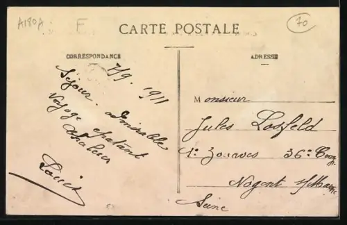 AK Cognières, Place de la Mairie