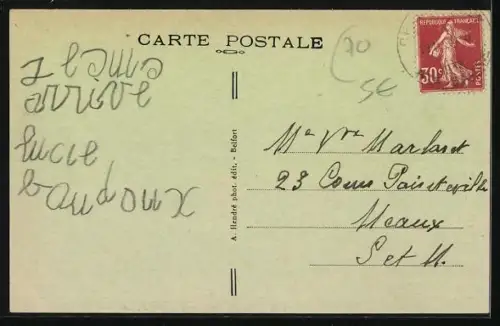 AK Champagney /Haute-Saône, Le Monument et la Gendarmerie