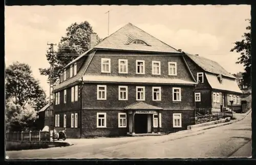 AK Schmiedefeld am Rennsteig, Hotel Thünringer Hof, FDGB-Vertragshaus