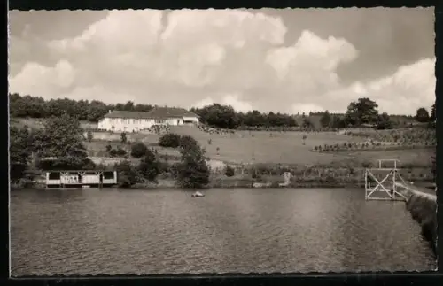 AK Müsen /Siegen, Partie des Badeweihers