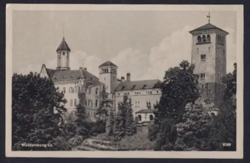 AK Waldenburg /Sa., Schloss Waldenburg