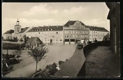 AK Glauchau, Blick vom Glauchauer Hof