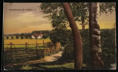 AK Greiz i. V., Waldhaus bei Greiz