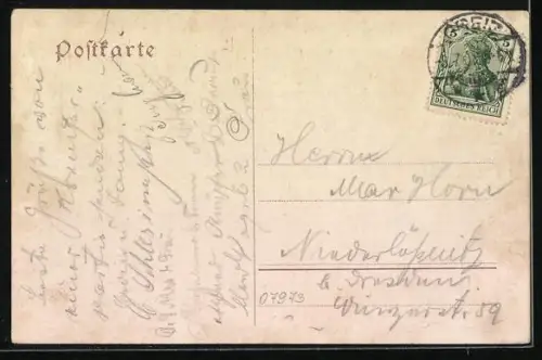 AK Greiz i. V., Ortsansicht aus der Vogelschau