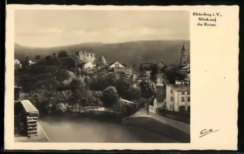 AK Elsterberg i. V., Blick auf die Ruine