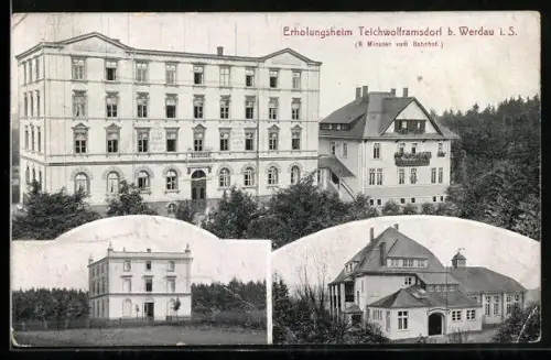 AK Werdau i. S., Erholungsheim Teichwolframsdorf