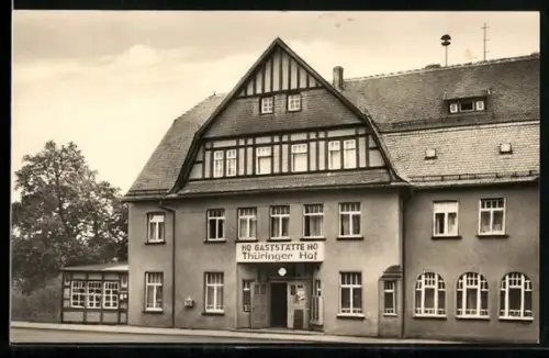 AK Weissenborn /Eisenberg, HO-Gaststätte Thüringer Hof
