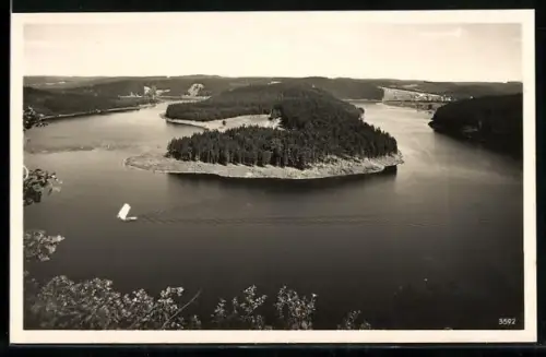 AK Saalburg-Ebersdorf, Stausee der Bleiloch-Saaletalsperre