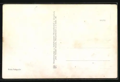 AK Wünschendorf a. d. Elster, Veitsberger Kirche, Holzbrücke