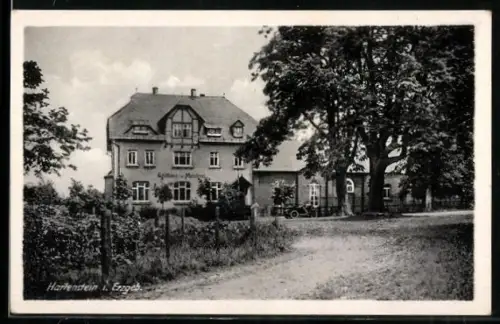 AK Hartenstein i. Erzgeb., Gasthaus zur Meisterei