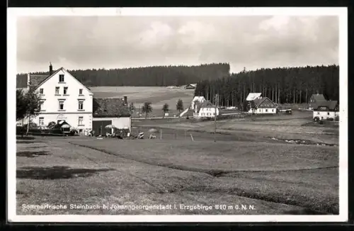 AK Steinbach / Johanngeorgenstadt, Ortsansicht