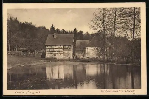 AK Lauter /Erzgeb., Waldgasthaus Konradswiese