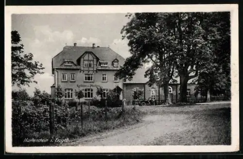 AK Hartenstein i. Erzgeb., Gasthaus zur Meisterei