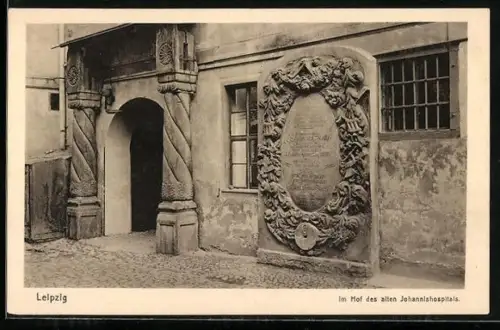 AK Leipzig, Im Hof des alten Johannishospitals
