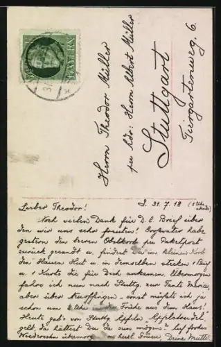 Foto-AK Sanke Nr. 599, Hauptmann Hans Hesse welcher von Berlin nach Mossul flog