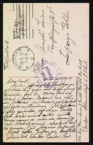 Foto-AK Sanke Nr. 513: Leutnant Wolff im Mantel, Flugzeug