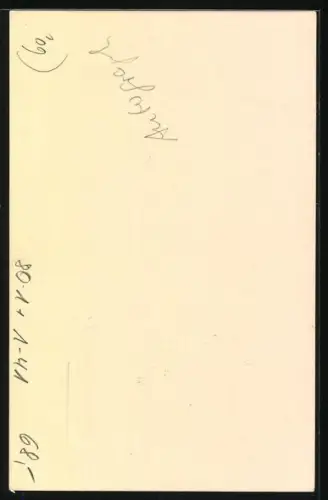 AK Schriftsteller Manfred Kyber im Porträt, Autograph aus dem Jahr 1920