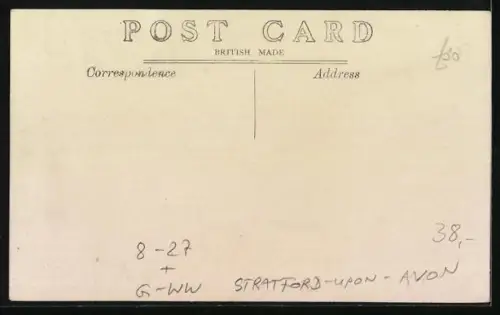 AK Stratford-upon-Avon, Ox Roasting at the White Swan 1921