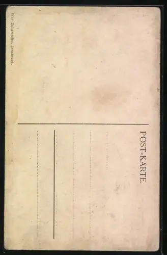 Künstler-AK Brand, Gasthof & Pension Beck