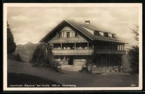 AK Gurtis /Vorarlberg, Hotel Bazora