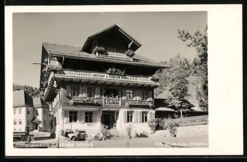 AK Tschagguns, Ansicht vom Gasthof Sonne