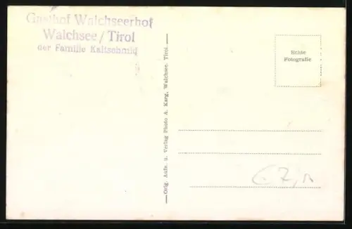 AK Walchsee, Gasthaus zum Schopfer