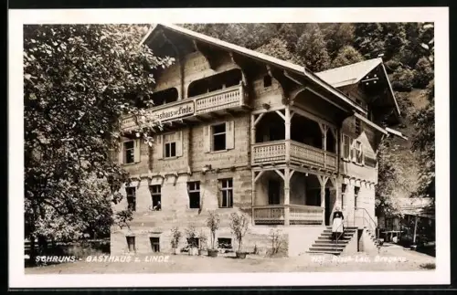 AK Schruns, Gasthaus zur Linde