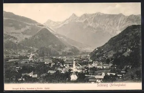 AK Schruns mit Kapelle