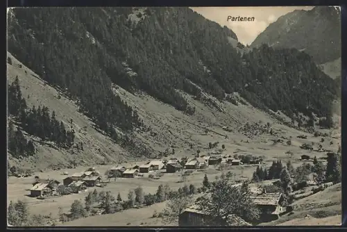 AK Partenen, Ortsansicht im Tal