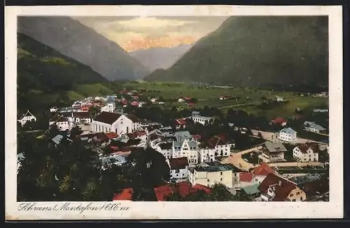 AK Schruns, Ortschaft von oben