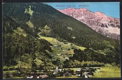 AK Partenen /Montafon, Blick auf den Ort
