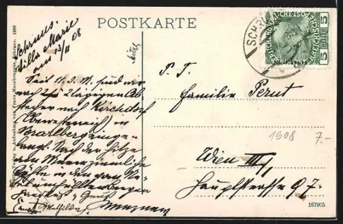 AK Schruns, Gesamtansicht mit umliegenden Bergen