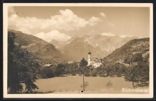 AK Schruns, Kirche gegen die Berge
