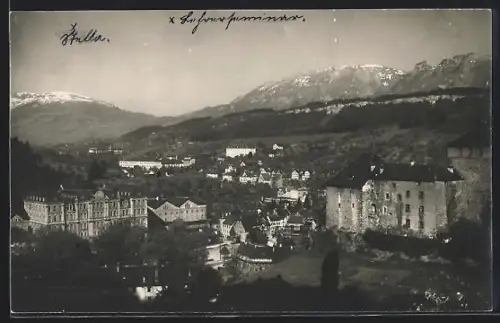 AK Feldkirch, Ortsansicht mit Bergpanorama