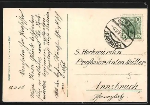 AK Feldkirch, Blick ins Vorderland