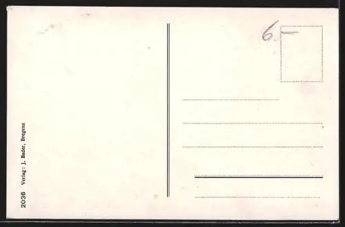 AK Schruns /Montafon, Ortsansicht mit Kirche und Gebirgskette im Hintergrund