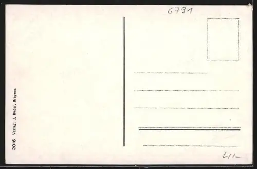 AK St. Gallenkirch, Blick zum Ort von weitem