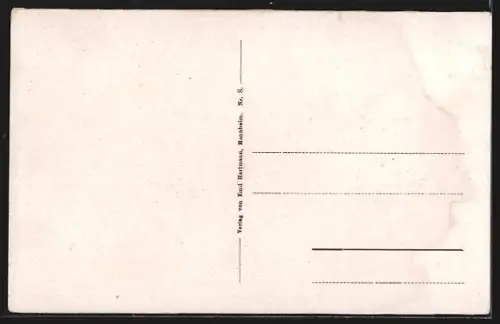 AK Brand, Ortsansicht mit Scesaplana, Mottenkopf und Panüler Schrofen