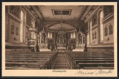 AK Feldkirch, Inneres der Hauskapelle, Lehrerseminar