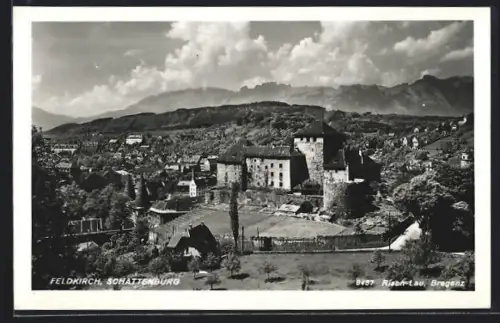 AK Feldkirch, Blick auf die Schattenburg