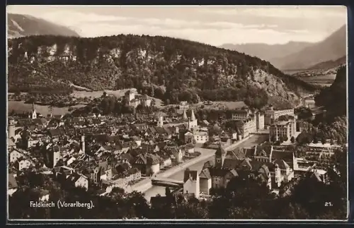 AK Feldkirch /Vorarlberg, Totalansicht