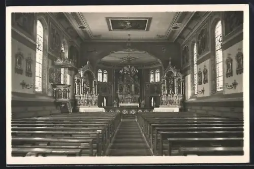 AK Feldkirch /Vorarlberg, Lehrerseminar, Handelsschule, Volks- u. Bürgerschule mit Pensionat, Kapelle