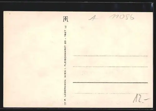 AK Pressbaum, Ortsansicht aus der Vogelschau