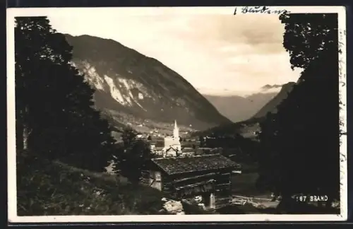 AK Brand, Ortsansicht mit Kirche